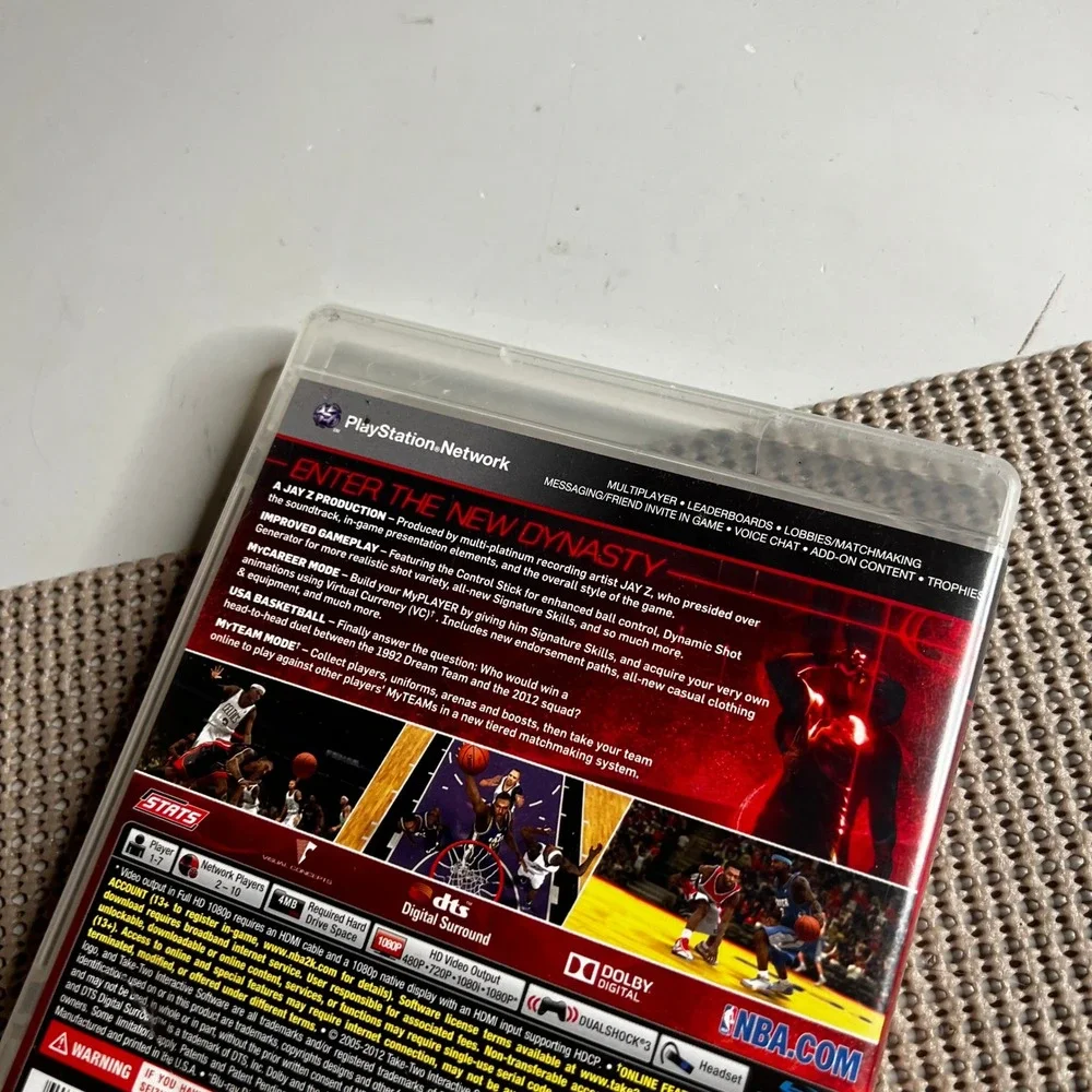 NBA 2K13 Sony PlayStation 3 PS3 Game CIB Jay Z Executive Produced 2K Sports